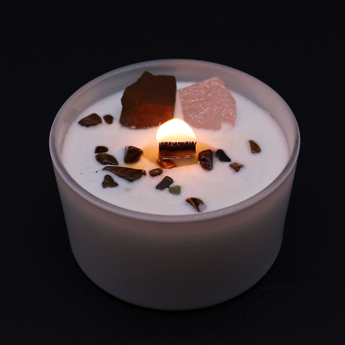 Chakra Crystal Candles - Sacral Chakra - Creative Passion