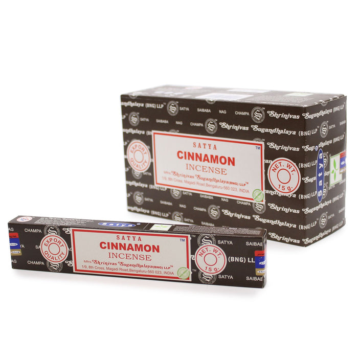 Bâtonnets d'encens Satya - Cannelle