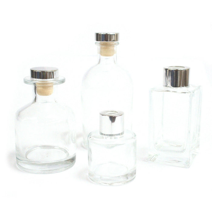 Square Reed Diffuser Bottlle - Clear - 100ml