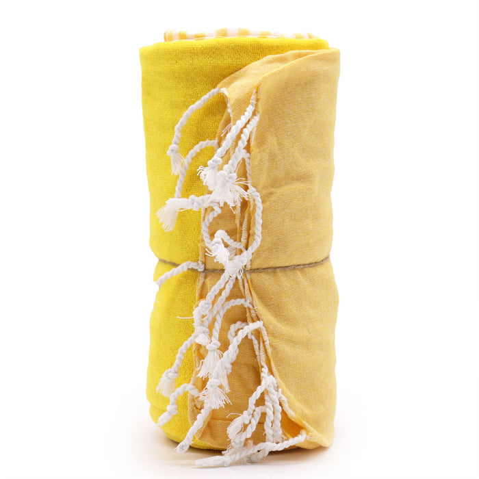 Cotton Pario Towel - Sunny Yellow