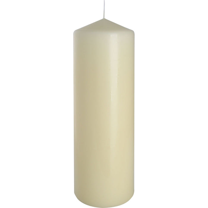 Stumpenkerze 80x250mm – Elfenbein