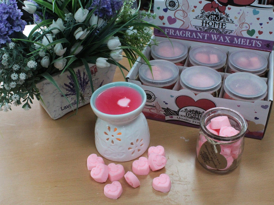 Sojawachs-Melts im Glas – Klassische Rose