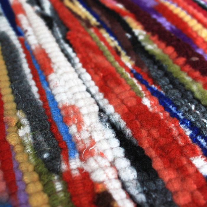 Small Velvet Dari Rag Rug