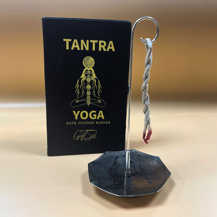 Räucherseil und versilbertes Halterset – Tantra Yoga