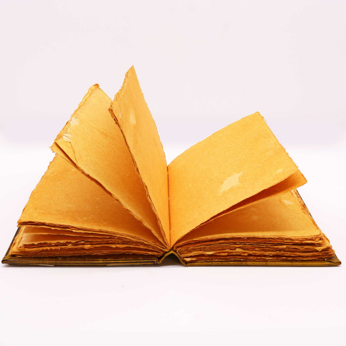 Leder Notizbuch - Eule (25x18cm)