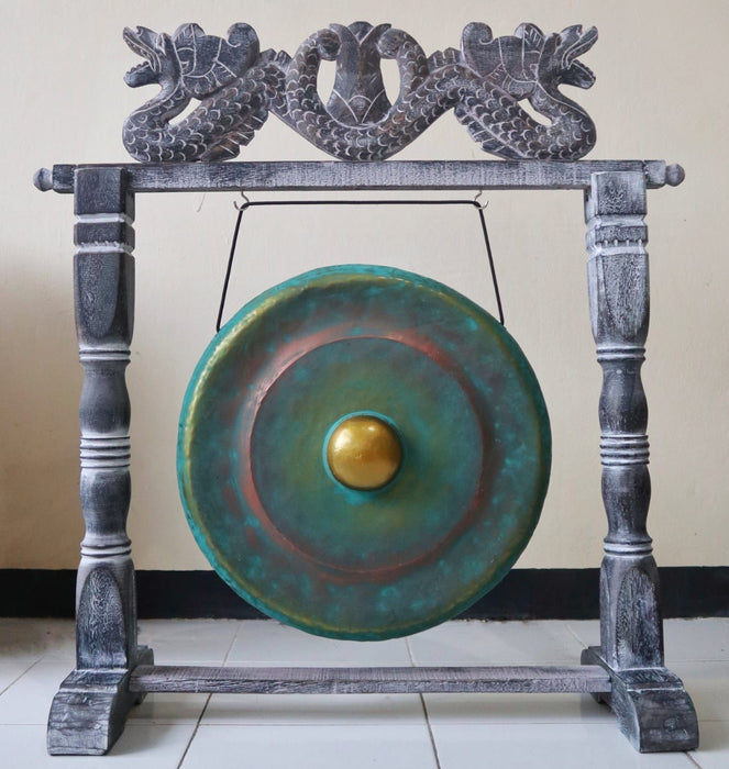Stand-Gong Mittel - Grüne Waschung 35cm