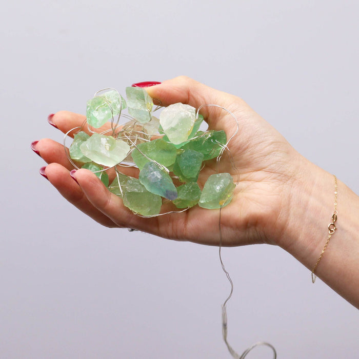 Lumières d'Enchantement de Pierres Précieuses - Jade de Cristal