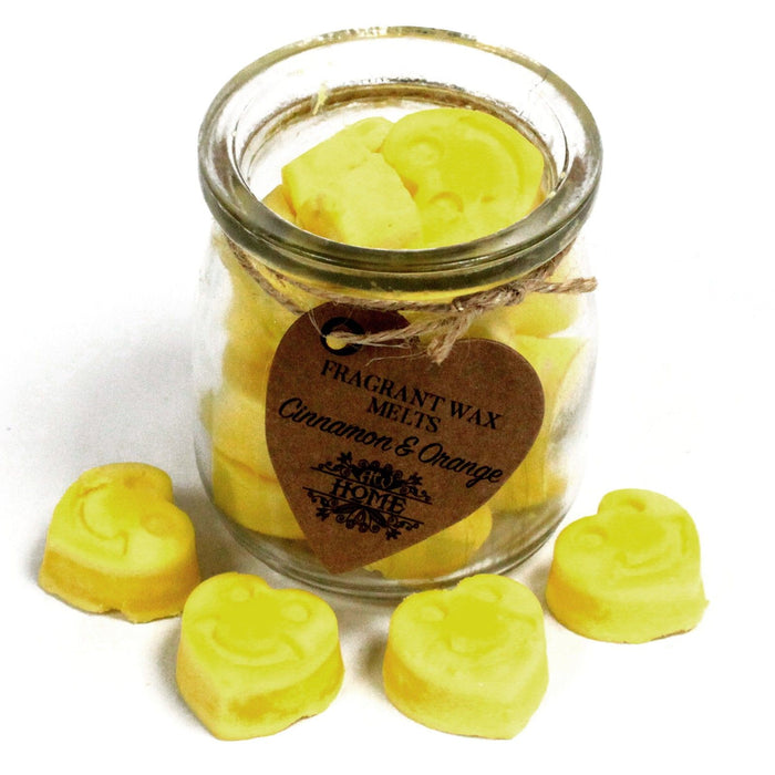 Sojawachs Melts Glas - Zimt & Orange