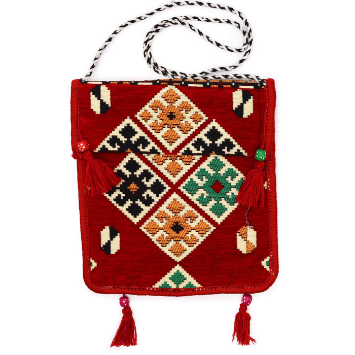 Kilim Umhängetasche Sommer - Rot