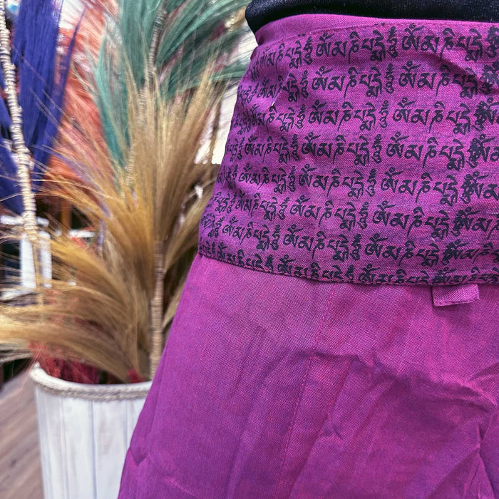 Thai Fisherman Pants - Mandala Mantra, Purple