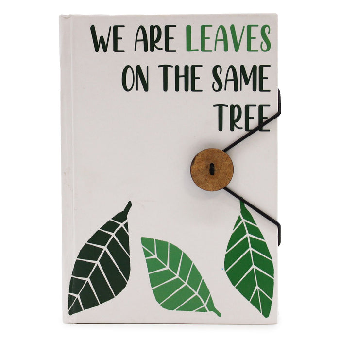 Carnet à Sangles - Feuilles Sur Le Même Arbre