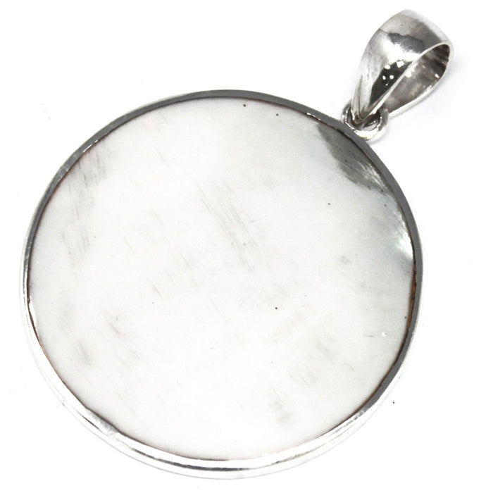 Sterling Silver & Mother-of-Pearl Pendant - Tree of Life (30mm)