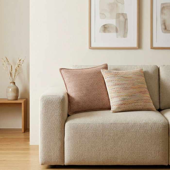 Lux Comfort Klassischer Kissenbezug – Burgund-Karos