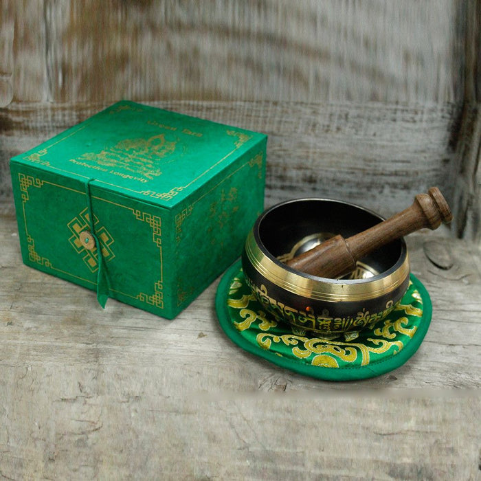 Green Tara Singing Bowl Set 10cm