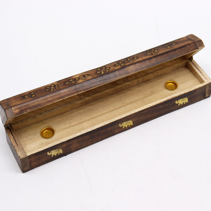 Räucherbox aus natürlichem Mangoholz