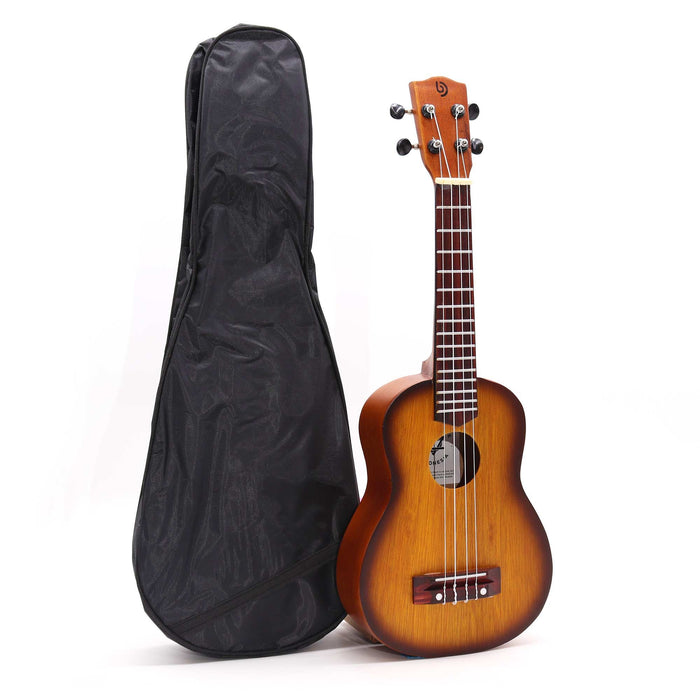 Artisan Made 4-String Ukulele - Orange Sunburst Finish