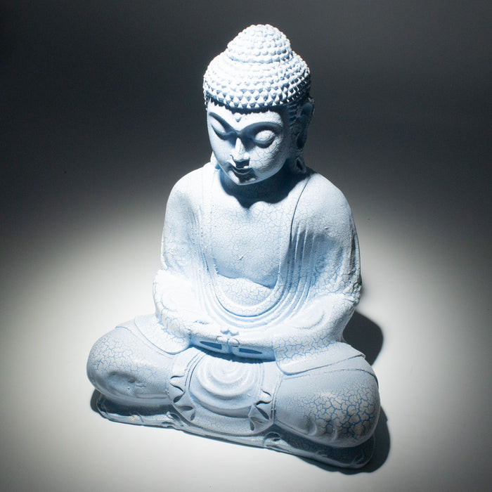 Buddha-Glühlampe – Meditation, Himmelblau