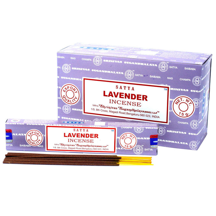 Bâtonnets d'encens Satya - Lavande