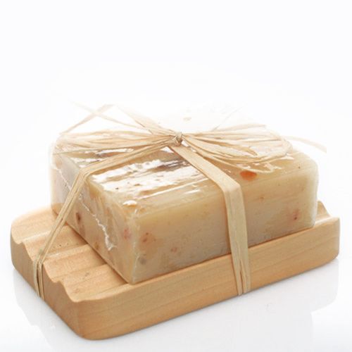 Seifenschale aus Hemu-Holz – geriffelt