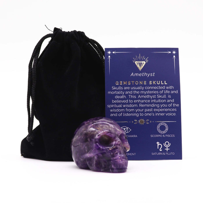 Edelsteinschädel - Amethyst