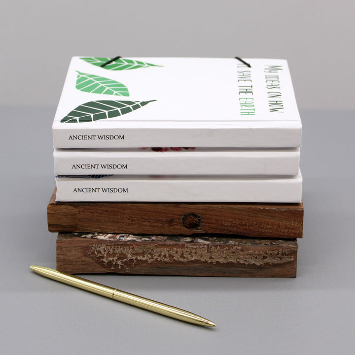Carnet à Sangles - Feuilles Sur Le Même Arbre