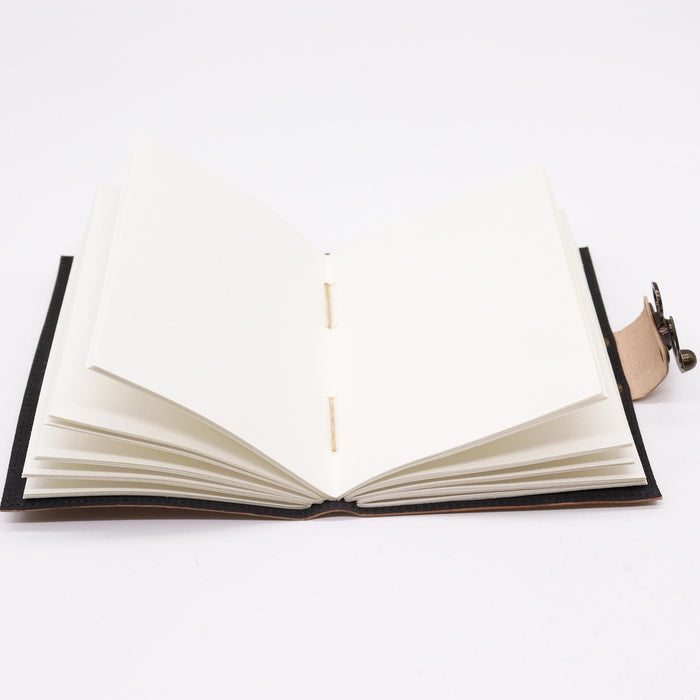 Ledernotizbuch – Das Leben ist schöner mit Freunden (17,8 x 12,7 cm)
