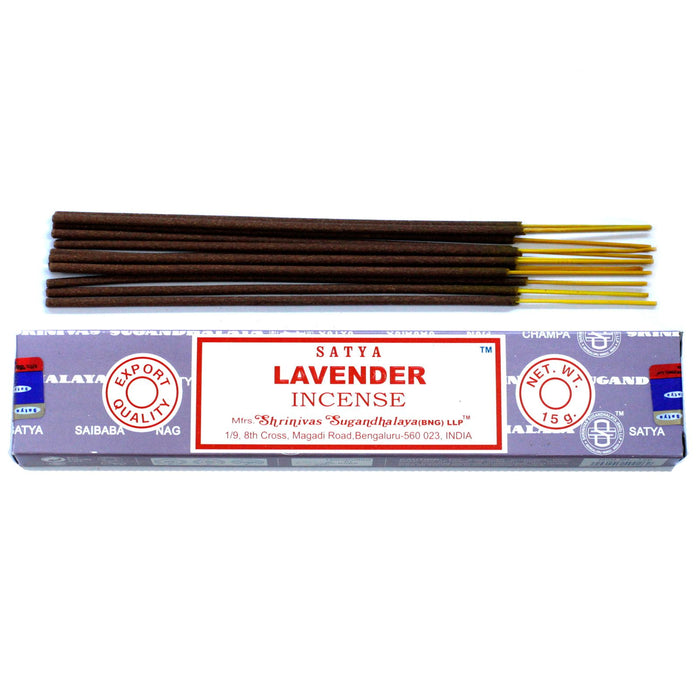 Bâtonnets d'encens Satya - Lavande