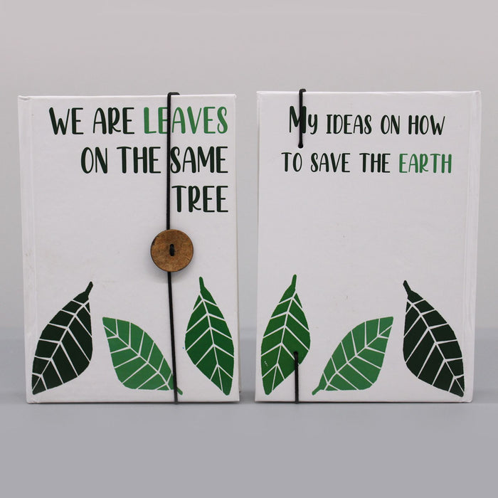Carnet à Sangles - Feuilles Sur Le Même Arbre