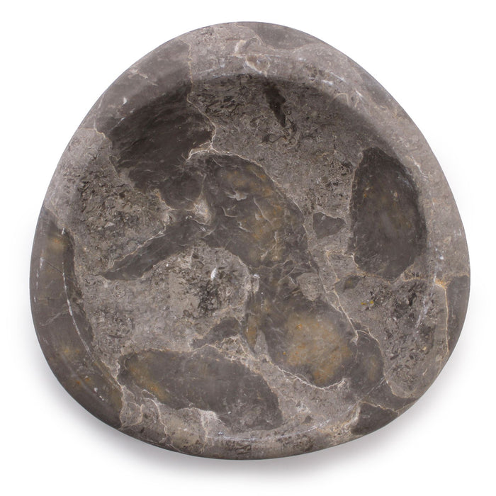 Seifenschale aus Stein – Tri-Oval, Marmor