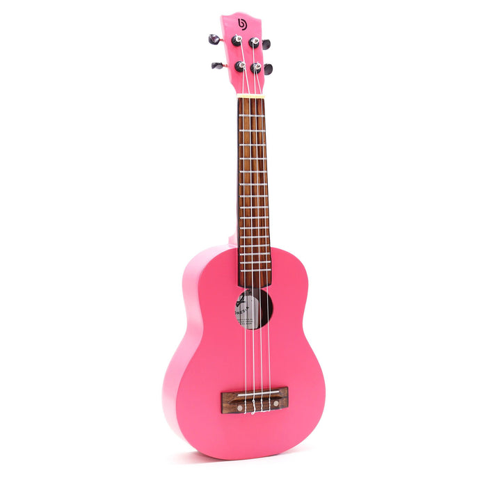 Artisan Made 4-String Ukulele - Bright Pink Finish