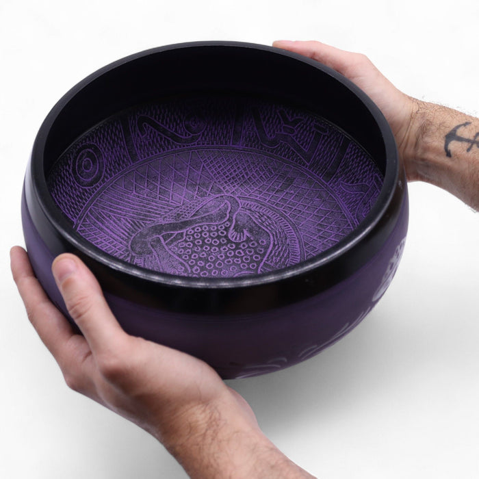 Extra Loud - Mushroom Singing Bowl - Purple Haze