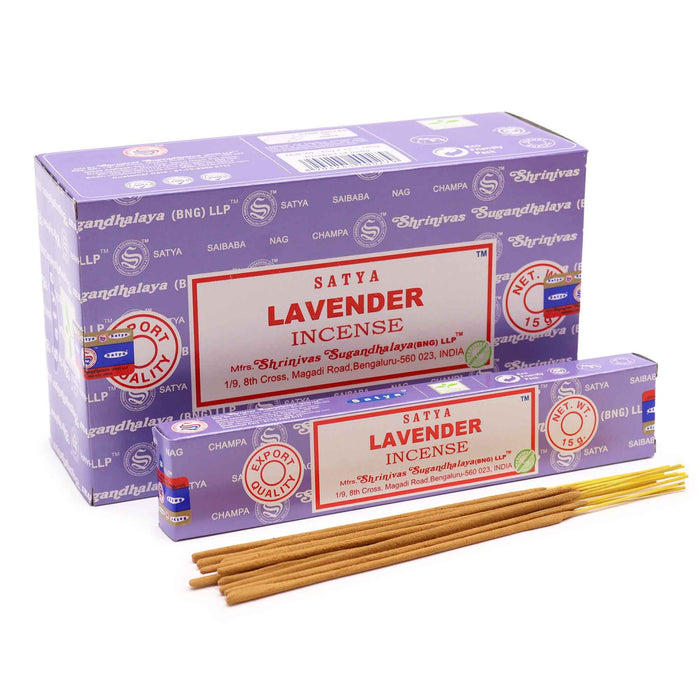 Bâtonnets d'encens Satya - Lavande
