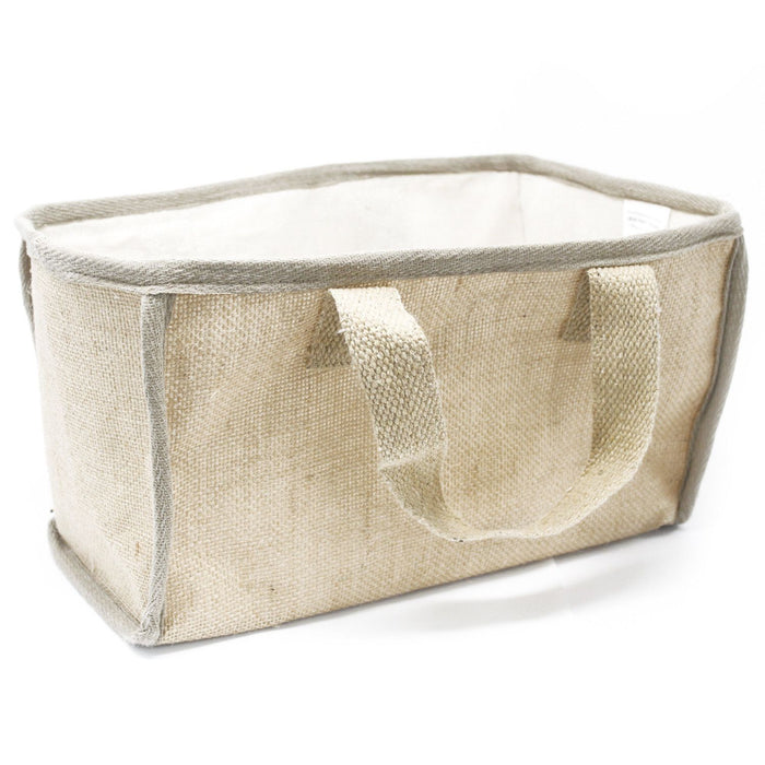 Große Jute- & Baumwoll-Einkaufstasche – Natur
