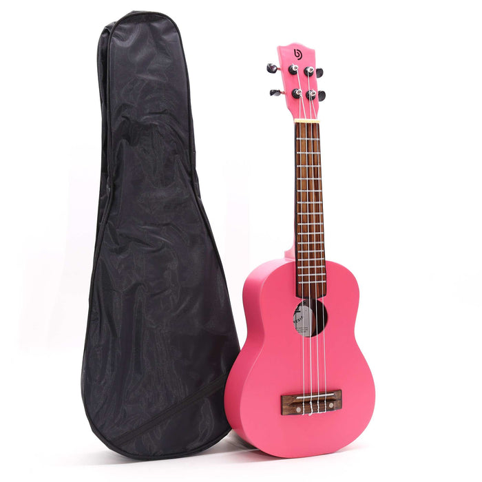 Artisan Made 4-String Ukulele - Bright Pink Finish