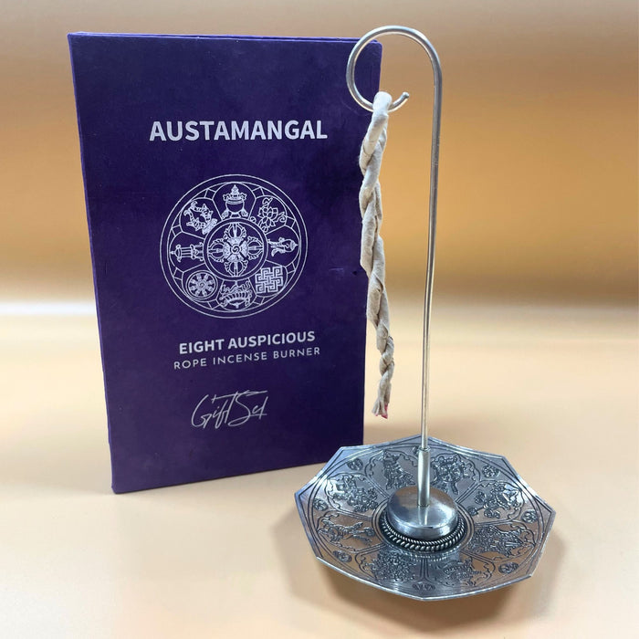 Seilräucherwerk und versilbertes Halterungsset – Astamangal
