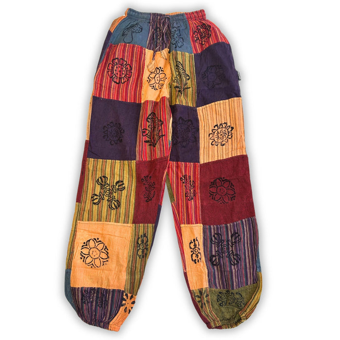 Patchwork Hose – Orange – S/M