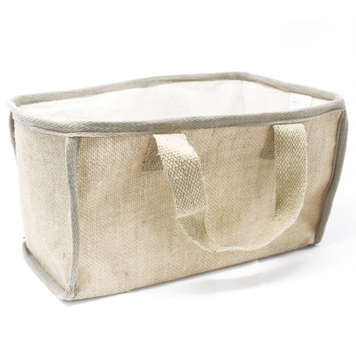 Große Jute- & Baumwoll-Einkaufstasche – Natur