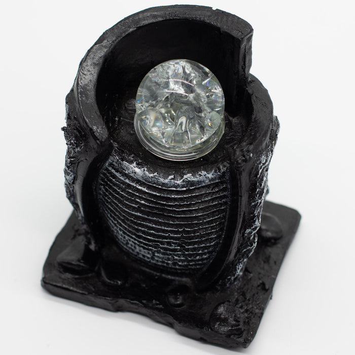 Tabletop Water Feature - Water Pot & Crystal Ball