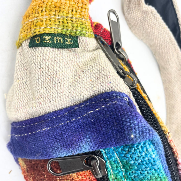 Hanf-Bauchtasche – Batik