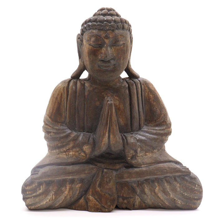 Buddha Feng Shui Set - Om, Grau & Schwarz