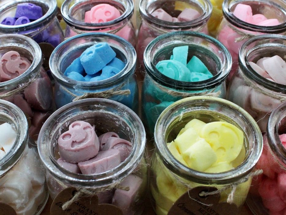 Sojawachs-Melts im Glas – Klassische Rose
