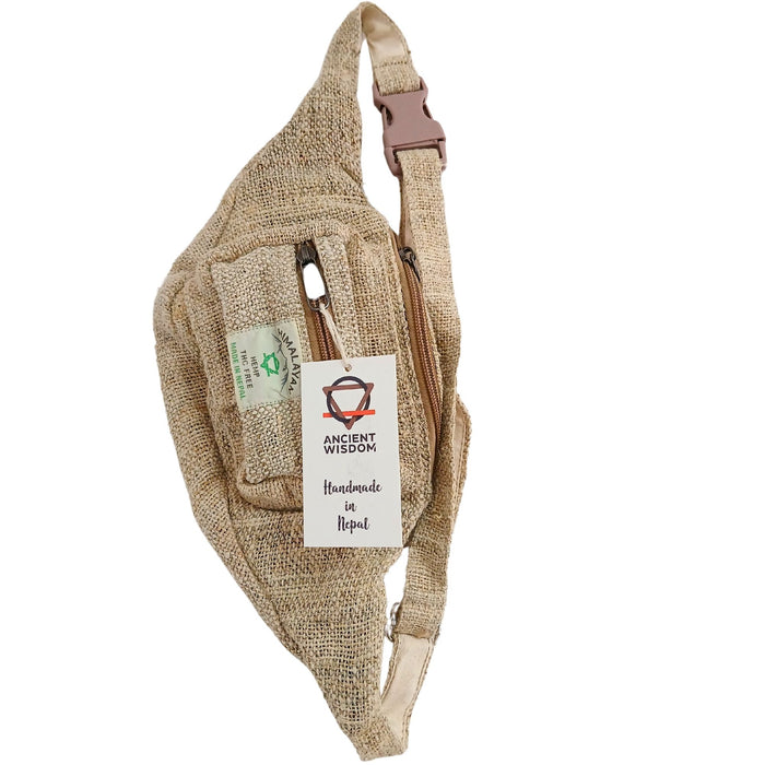 Extra Reine Hanf-Gürteltasche