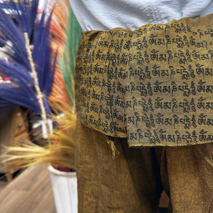 Thai Fisherman Pants - Mandala Mantra, Orange