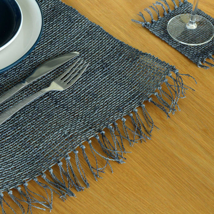 Seagrass Placemat - Charcoal