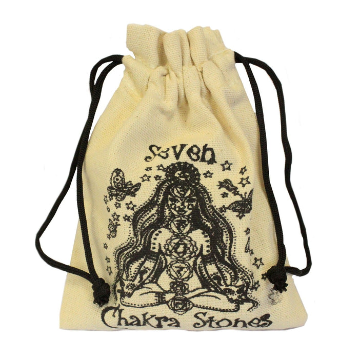 Set kleiner Chakra-Steine – Abgerundete Form