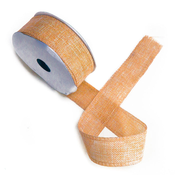 Strukturband Natur - Vintage Orange