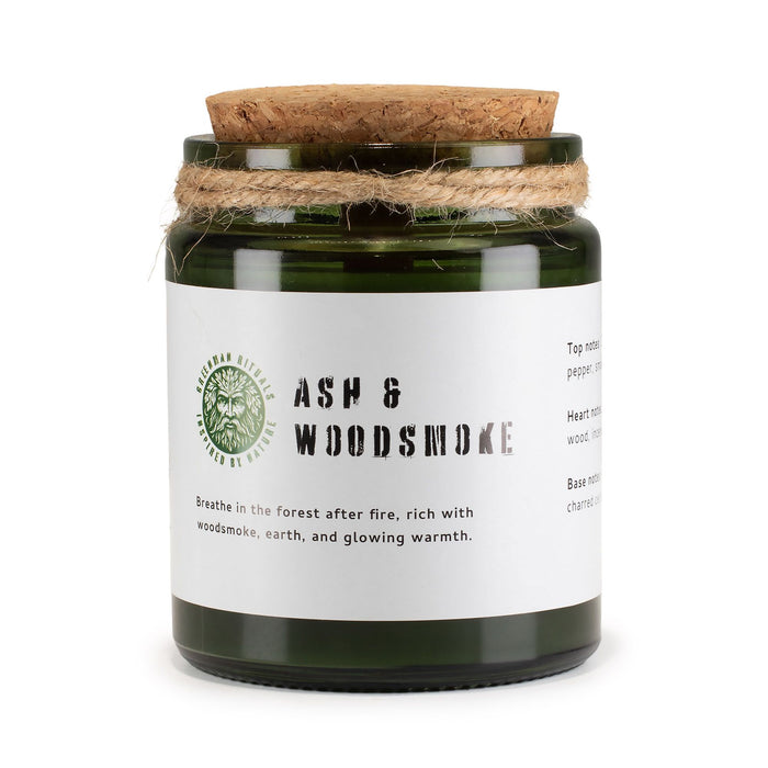Greenman Woodwick Sojakerze – Esche & Holzrauch