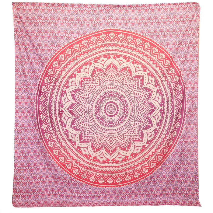 Wandbehang / Strandtuch - Umrao Mandala, Lila