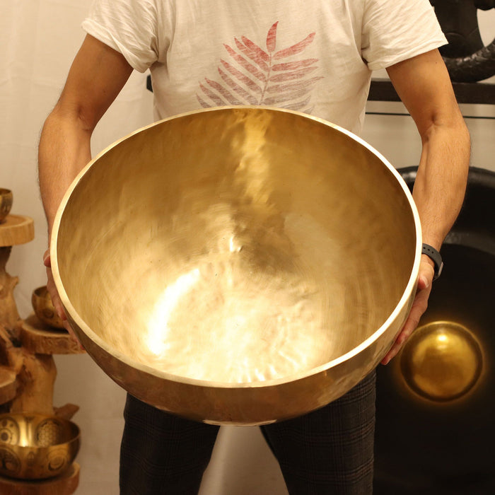 Huge Vibrational Feet Standing Bowl - Plain, 50cm