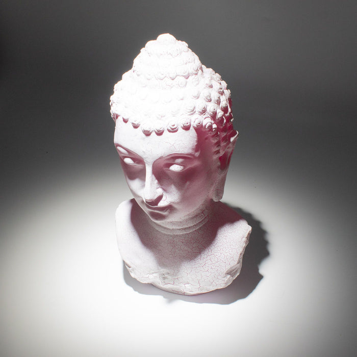 Buddha Glow Lamp – Büste, Cherry Crackle